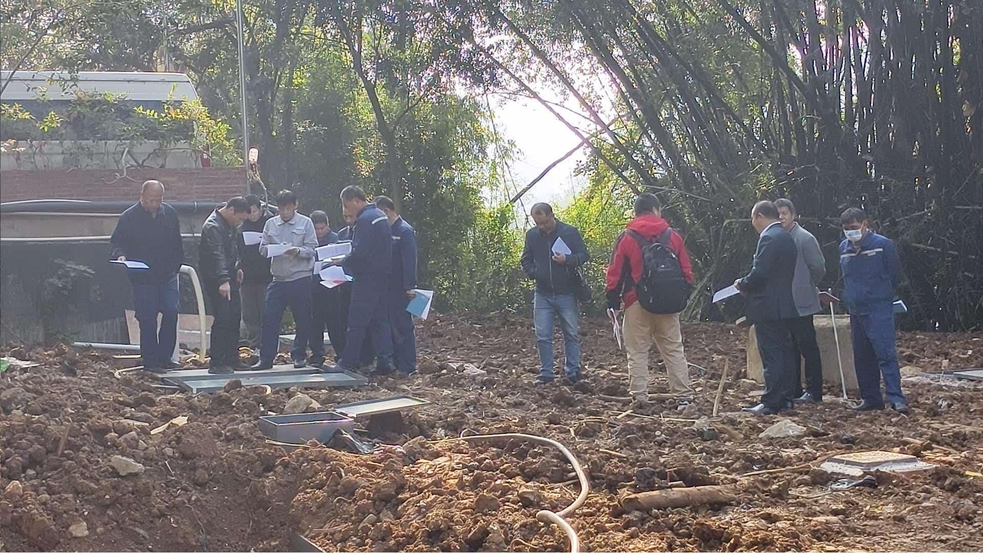 桂林必发888环保完成阳朔河畔度假旅馆污水处置惩罚装备调试及培训事情